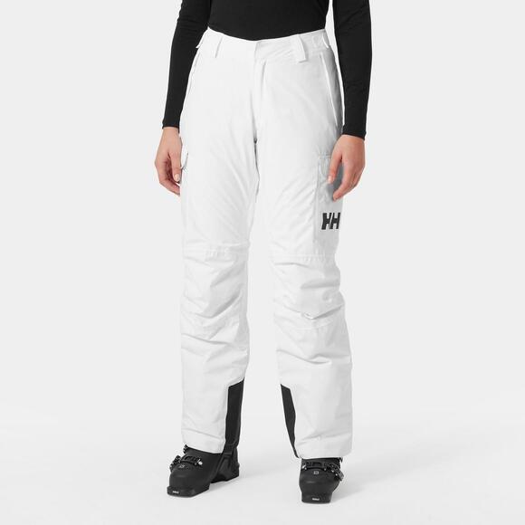 Helly Hansen Womens Medium White Switch Cargo Ski Insulated Pants Relaxed HR3-44